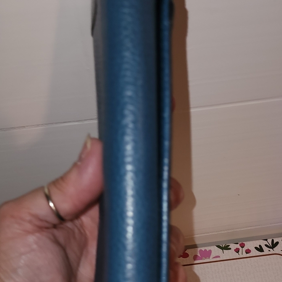 Chloe *Vintage* Turquoise Long Wallet - Picture 5 of 8